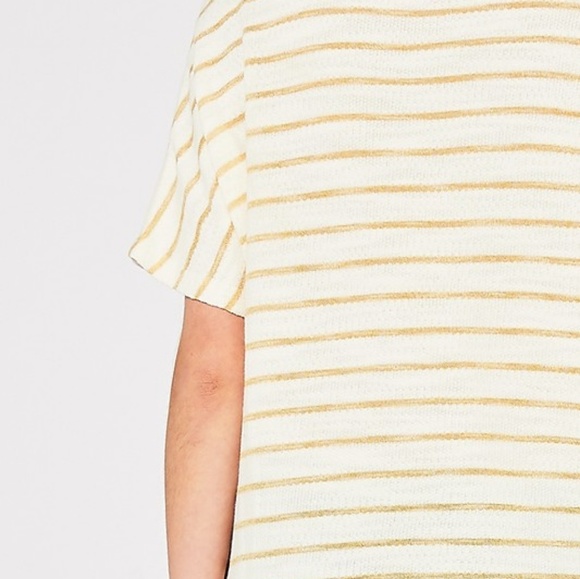 Embroidered Striped Top - Picture 4 of 5